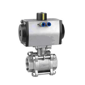 气动内螺纹球阀 气动内螺纹球阀